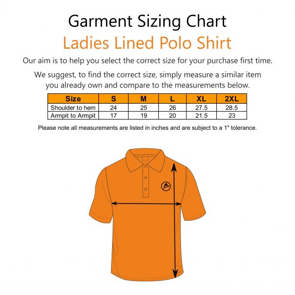 TWS WOMENS PIPED POLO - Image 2