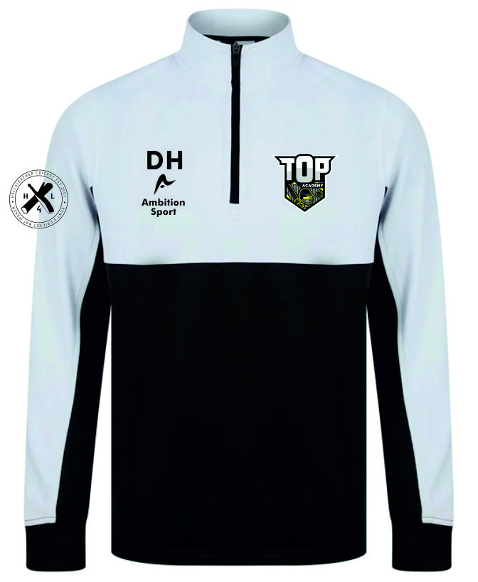TOP CRICKET ACADEMY COACHES 1/4 ZIP MIDLAYER