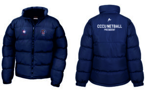 CCCU NETBALL PUFFER COAT