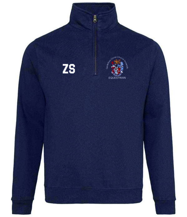 CCCU EQUESTRIAN 1/4 ZIP SWEATSHIRT