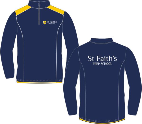 ST FAITH'S 1/4 ZIP MIDLAYER