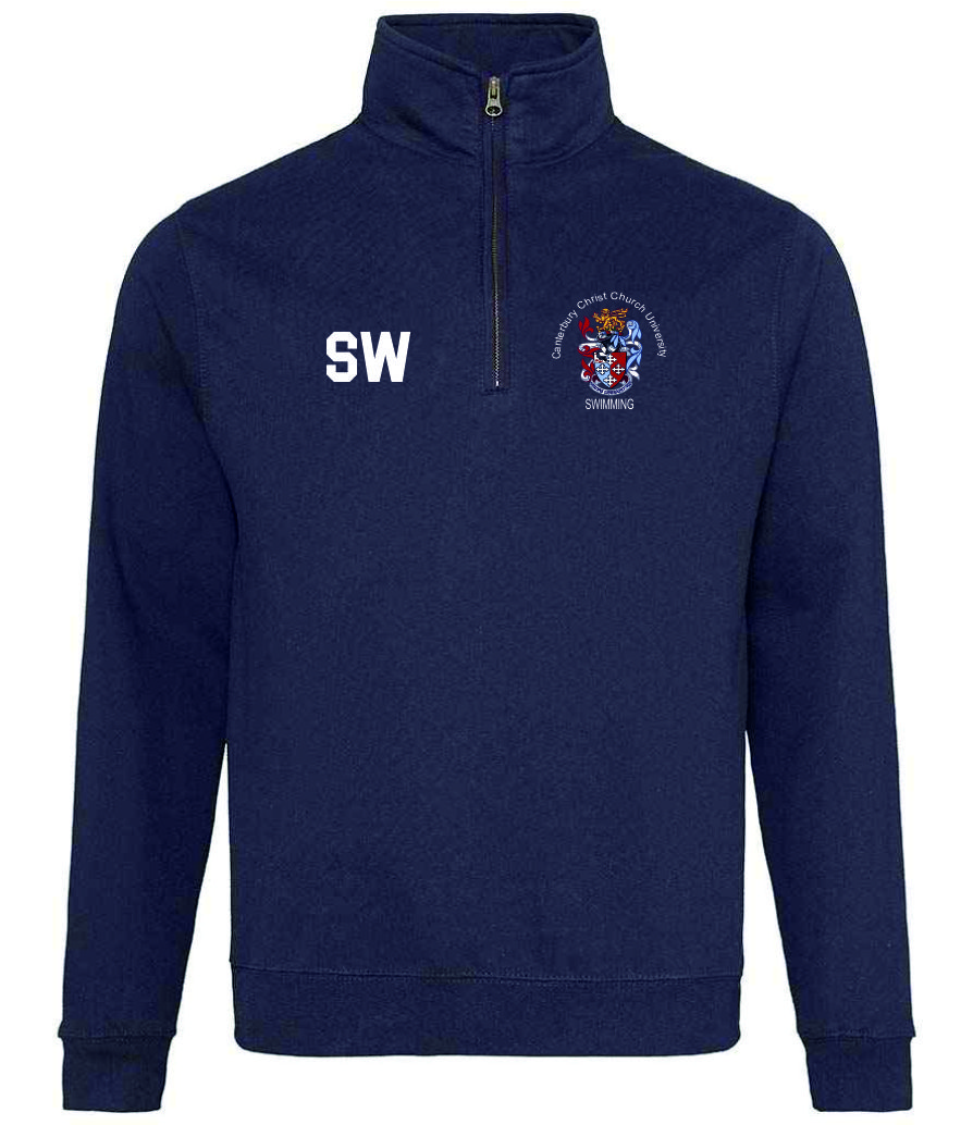 CCCU SWIMMING 1/4 ZIP SWEATSHIRT