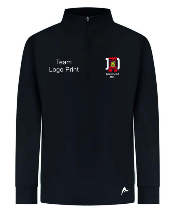 GRAVESEND RFC JNRS 1/4 ZIP MID