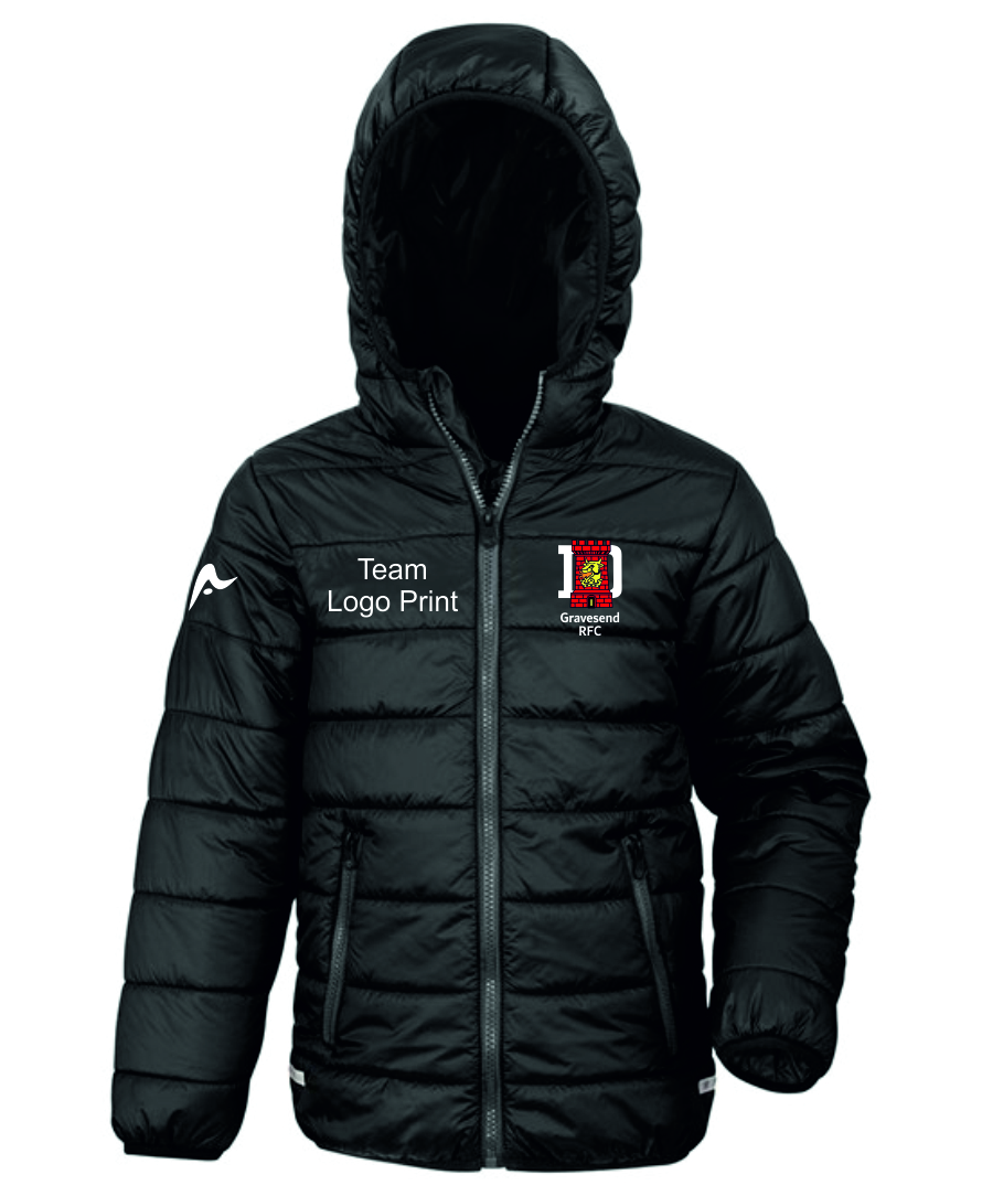 GRAVESEND RFC JNRS PADDED JACKET