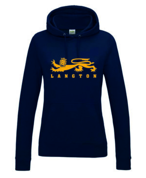THE LANGTON GRAMMAR SCHOOL GIRLS SPORT HOODY