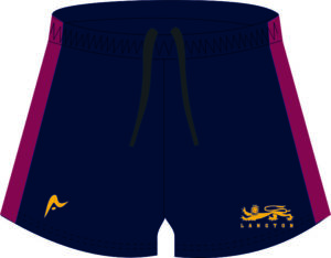 THE LANGTON GRAMMAR SCHOOL GIRLS RUGBY SHORTS