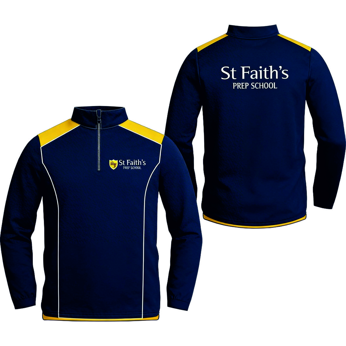 ST FAITH'S 1/4 ZIP MIDLAYER