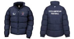 CCCU AMERICAN FOOTBALL PUFFER COAT