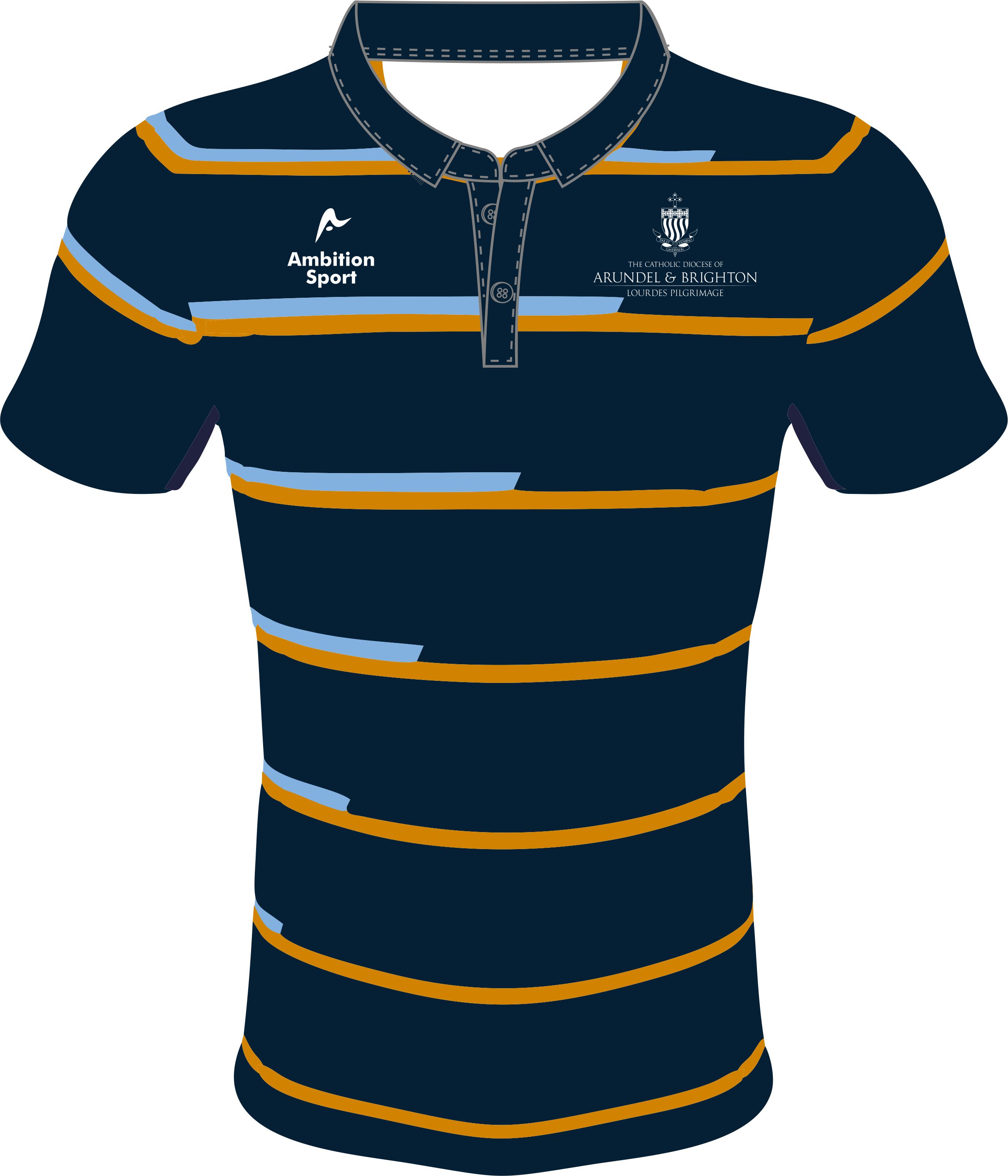 A&B LOURDES PILGRIMAGE POLO SHIRT