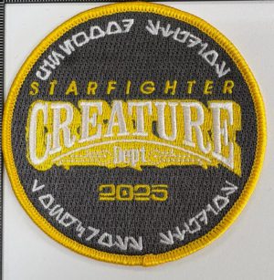 Creature Dept - Star Fighter Embroidered Patch