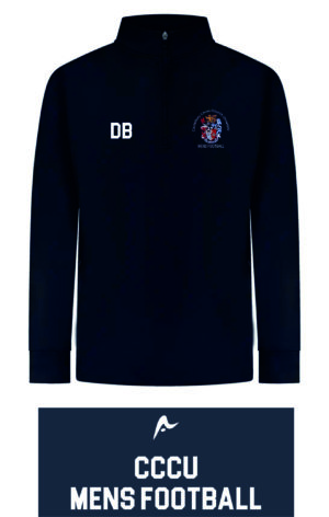 CCCU MENS FOOTBALL 1/4 ZIP MIDLAYER