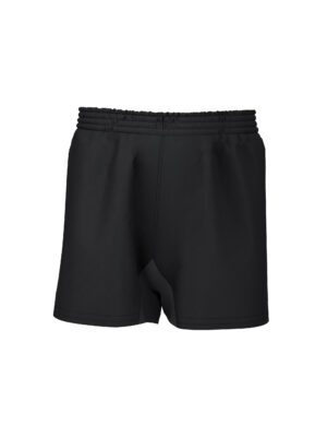 Blank Black Rugby Shorts -Clearance