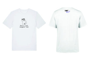 Not Out Caught Out Tee