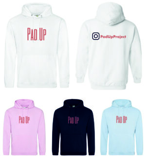 Pad Up Font Hoody
