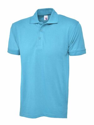 Unisex Clearance Polo Shirt Sky Blue Size Xs 36"/38" Chest